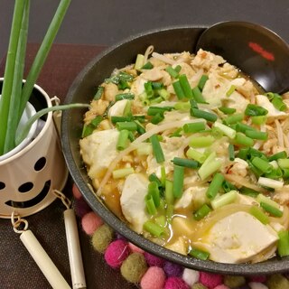 もやしでヘルシー☆とり麻婆豆腐